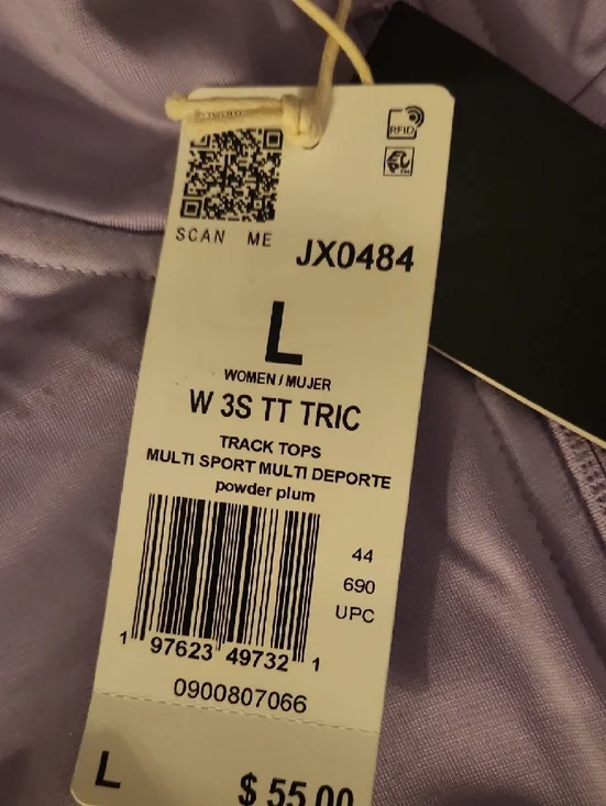 adidas Lilac Zip-Up Track Jacket & Joggers Set - Picture 6 of 6